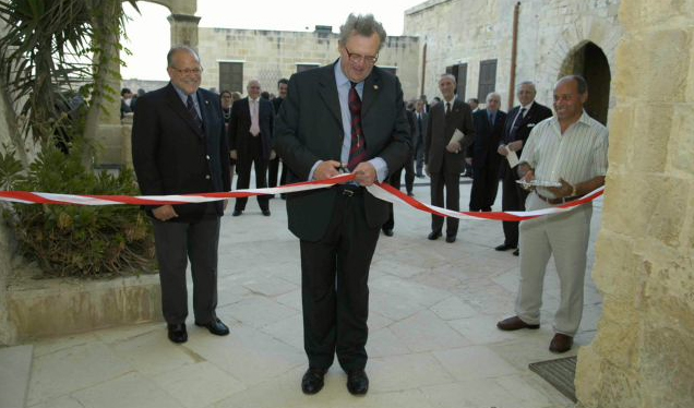 Le Grand Maitre inaugure une exposition au Fort Sant’Angelo, Malte