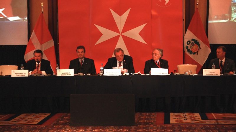 Le Grand Maître ouvre la huitième conférence des Amériques à Lima