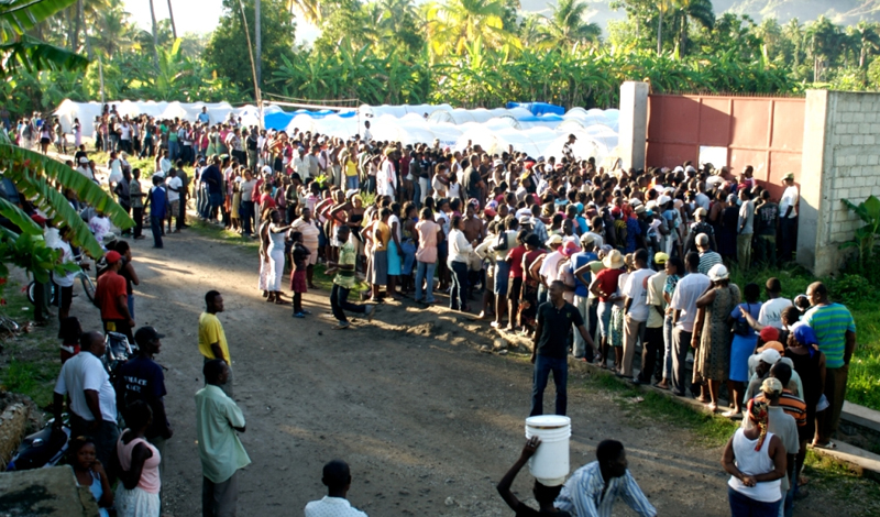 Lotta contro il colera ad Haiti