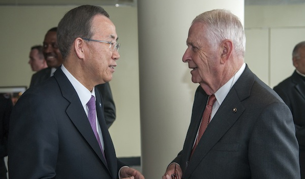 Ban Ki-Moon : «merci à l’Ordre de Malte pour son inlassable engagement au service des pauvres ».