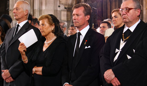 The Grand Master at the funeral of Otto von Habsburg