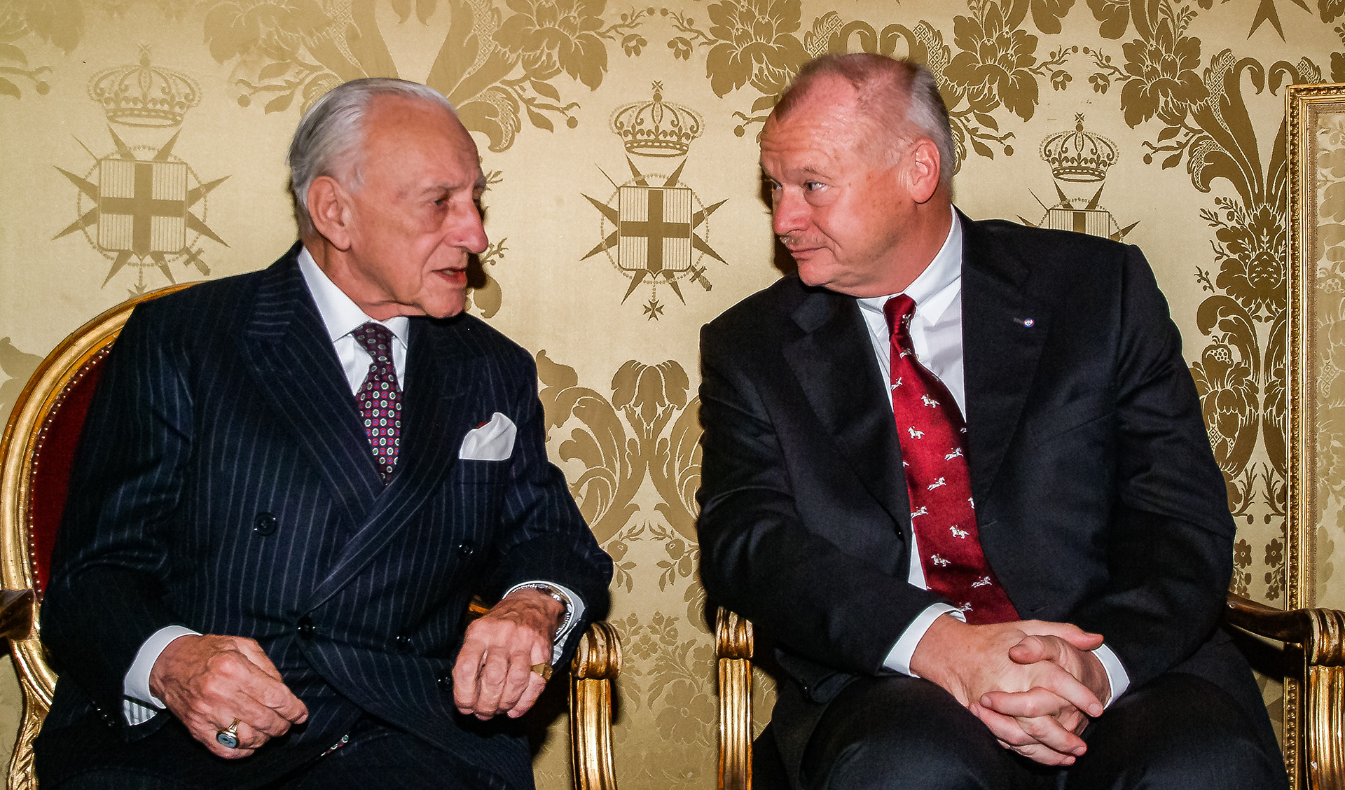 The Grand Master receives German Ambassador Westdickenberg