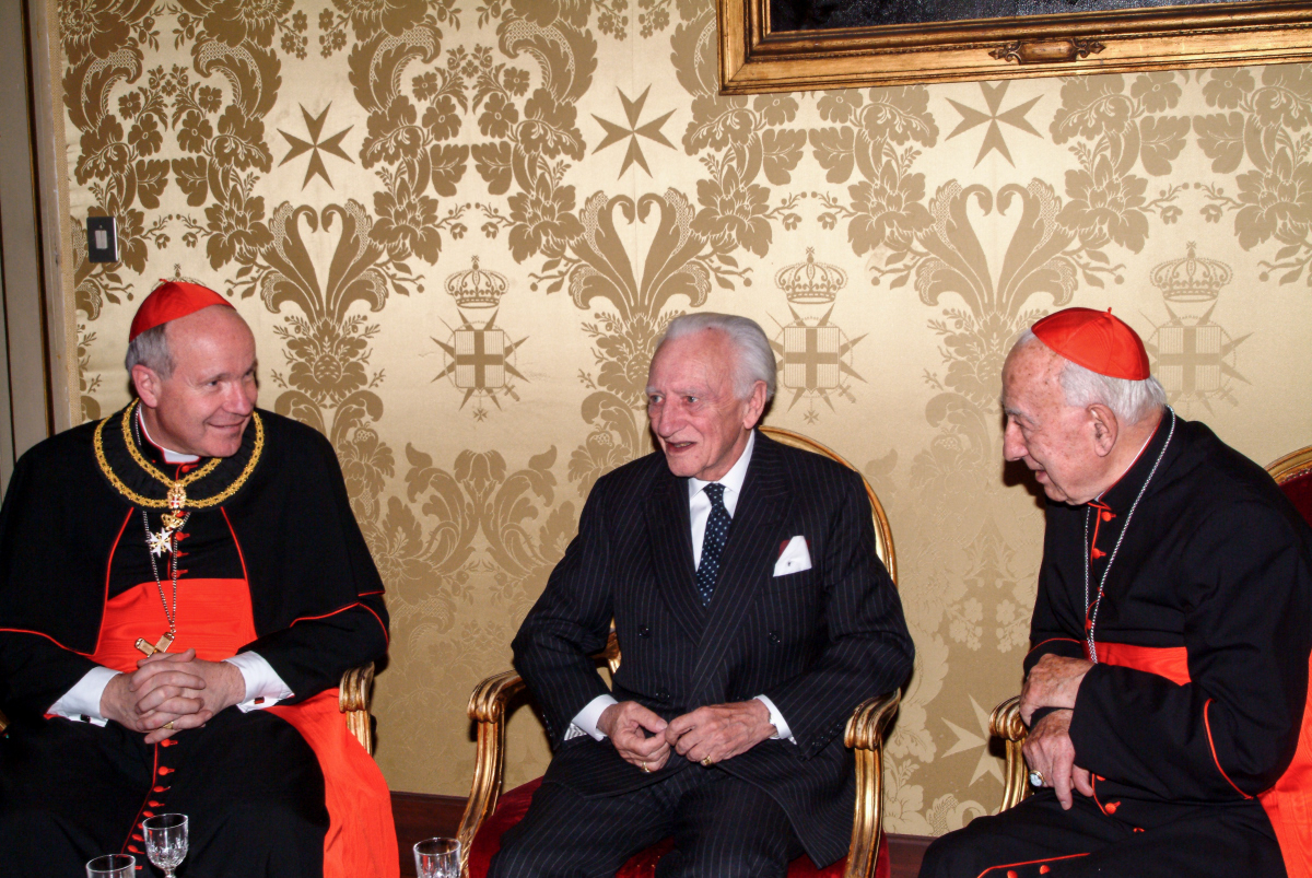 Cardinal Schönborn received into the Order