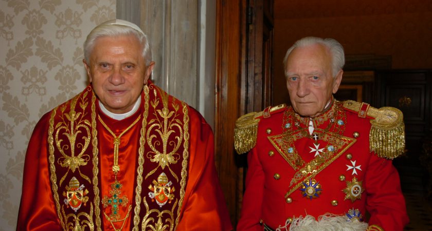 Grand Master at the Vatican in Audience with Pope Benedict XVI