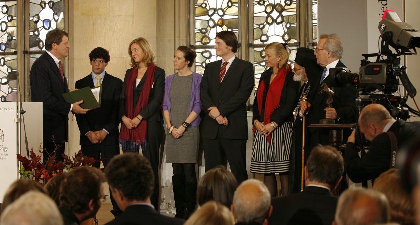 Young Order volunteers awarded prestigious westphalian peace prize for their work with handicapped