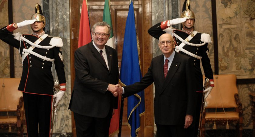Visita ufficiale del Gran Maestro al Presidente della Repubblica Italiana