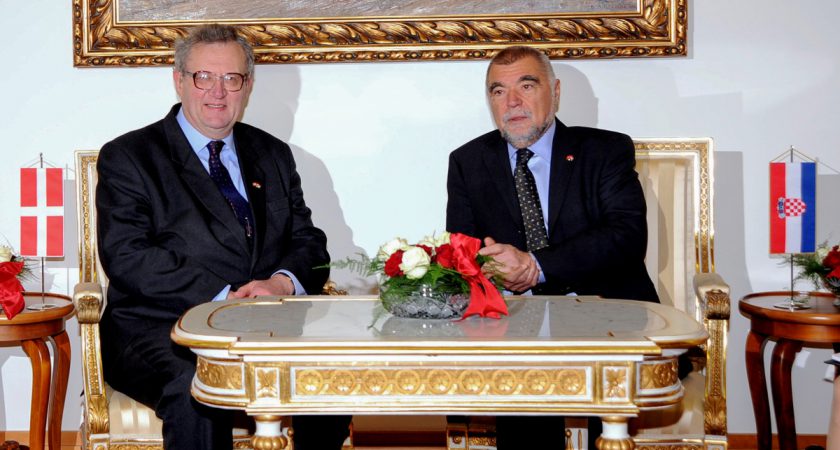 Il Gran Maestro in visita ufficiale a Zagabria dal Presidente Mesic