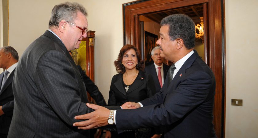 Grand Master receives President of the Dominican Republic