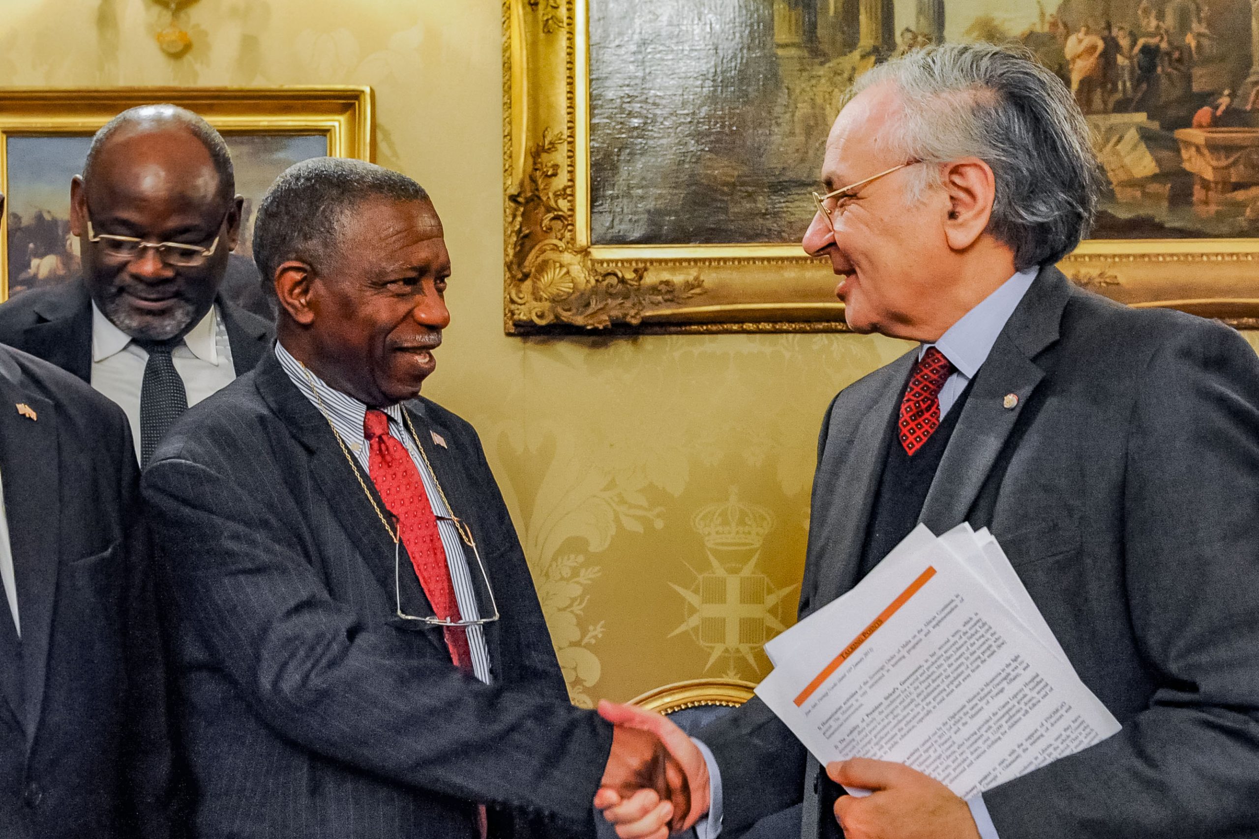 Le Ministre de la Santé du Libéria reçu au Palais Magistral