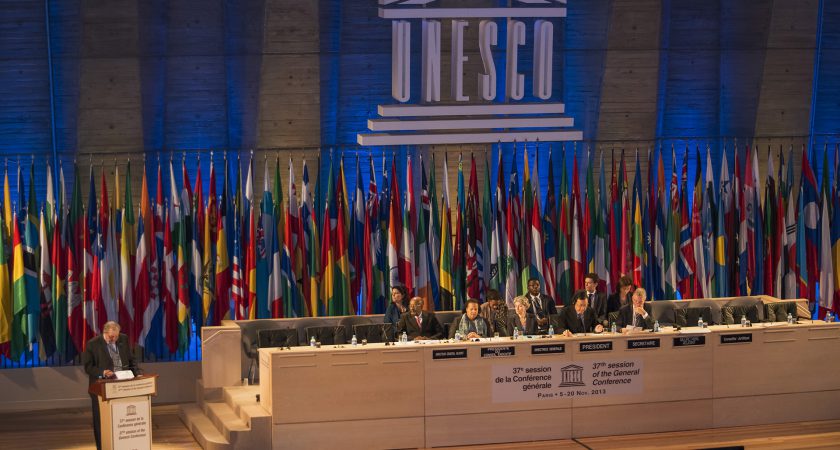The Grand Master was received as a Special Guest of the 37th Session of the General Conference of UNESCO