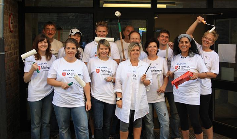 Volunteers lend a hand to Order projects around Germany for a day