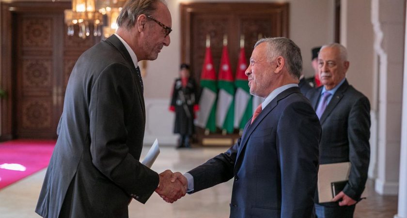 Der König von Jordanien nahm das Beglaubigungsschreiben von neuem Botschafter des Souveränen Malteserordens