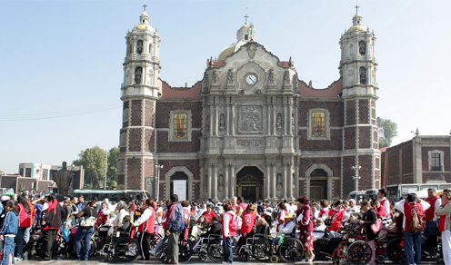 Il pellegrinaggio con malati dell’Ordine di Malta al Santuario di Nostra Signora di Guadalupe in Messico