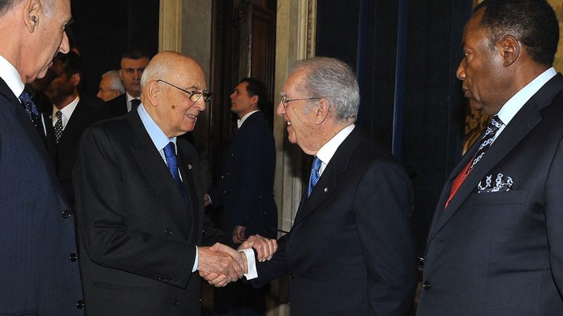 The President of the Italian Republic receives the Ambassadors