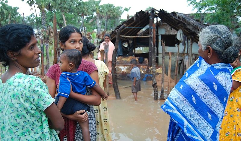 Nothilfe in Sri Lanka: eine Million Menschen von schweren Überschwemmungen betroffen