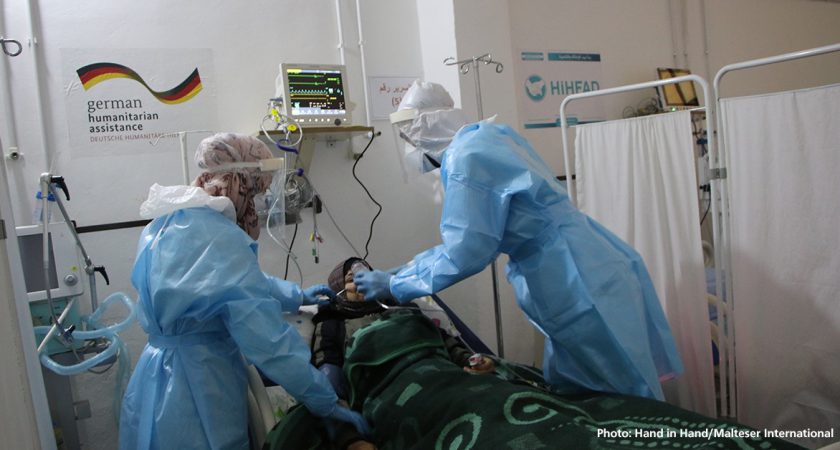 Covid cases continue to rise in Syria: Malteser International delivering oxygen and protective equipment