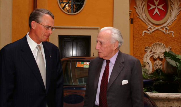 El Gran Maestre recibe el Embajador Francis Rooney