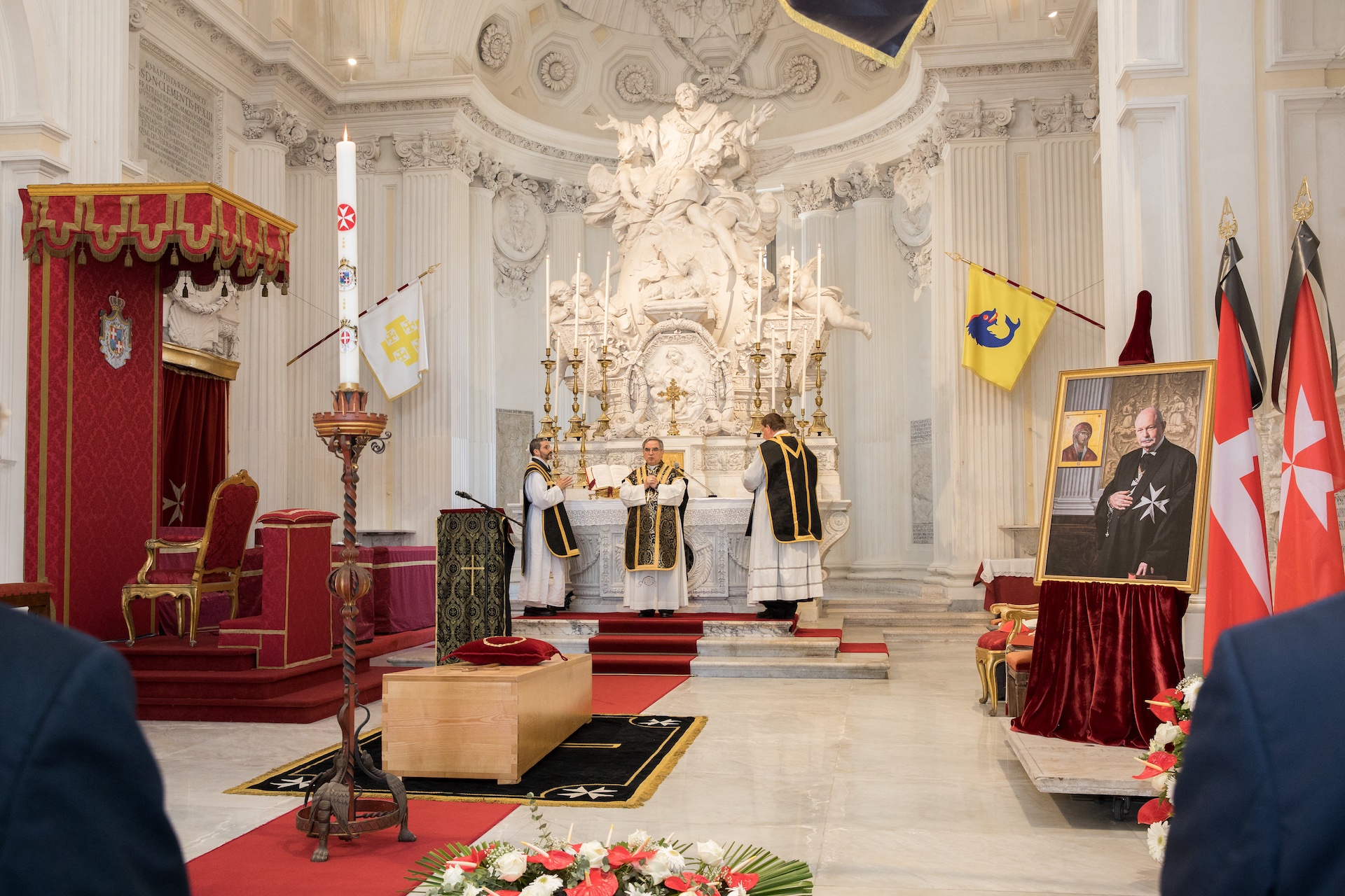 Célébration des funérailles de S.A.E. le Grand Maître Fra’ Giacomo Dalla Torre del Tempio di Sanguinetto