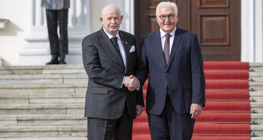 Le Grand Maître en visite officielle en Allemagne : hier les rencontres avec le Président de la République fédérale Steinmeier et le Président du Bundestag Schäuble