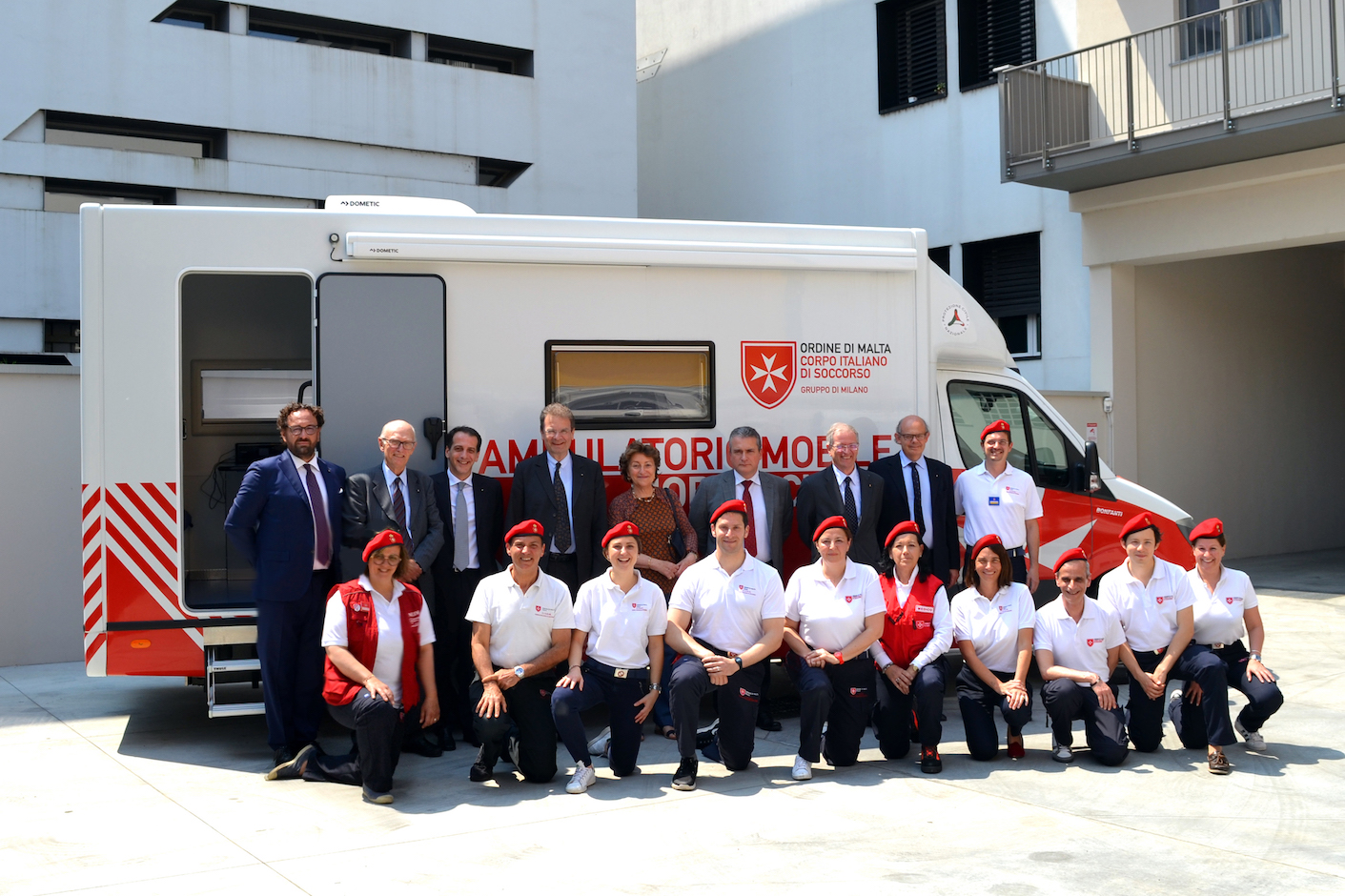 Der Großkanzler besuchte das neue Hauptquartier des Italienischen Hilfskorps des Malteserordens in Mailand