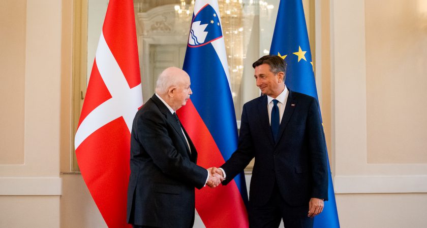 Der Präsident der Republik Slowenien empfing den Großmeister.