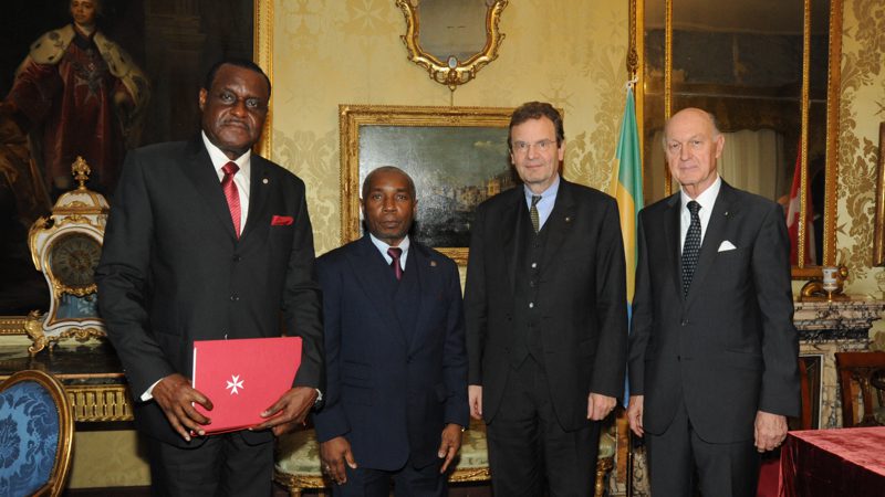 The Cooperation Agreement between the Order of Malta and Gabon signed in the Magistral Palace