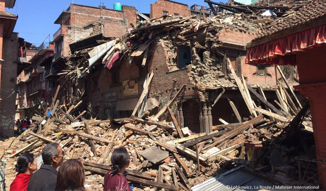 Séisme au Népal : des équipes de secours de l’Ordre de Malte à Katmandou