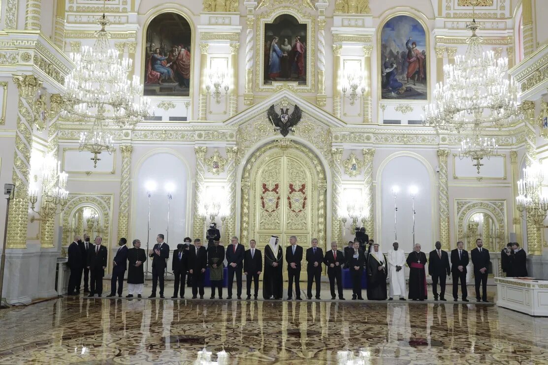 Der Präsident der Russischen Föderation nahm das Beglaubigungsschreiben von neuem Botschafter des Souveränen Malteserordens