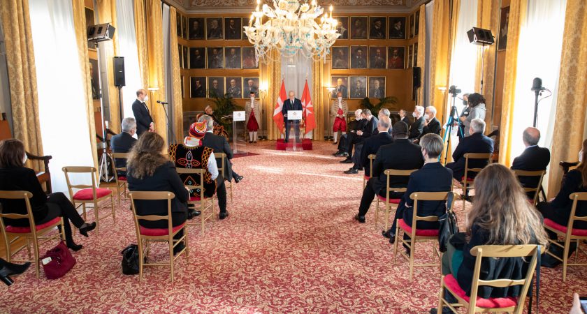 Ansprache des Statthalters des Großmeisters Fra‘ Marco Luzzago für das beim Souveränen Malteserorden akkreditierte Diplomatische Korps