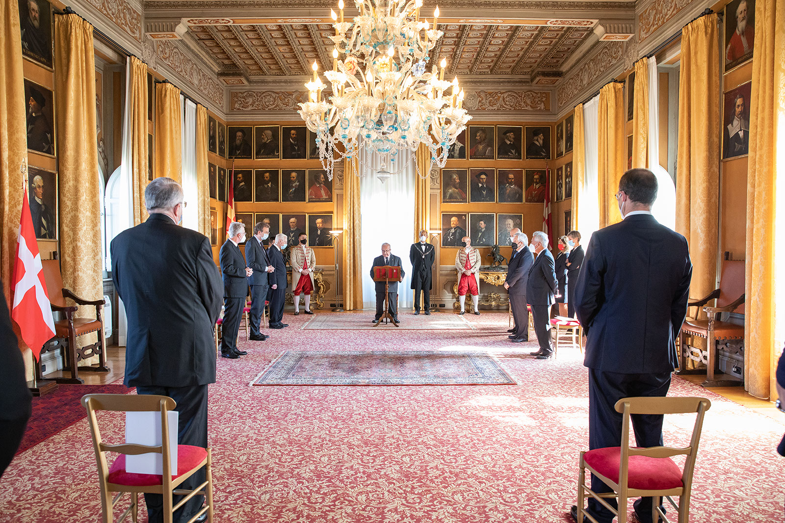 Credentials presented by Germany, Gabon, Uruguay, Namibia