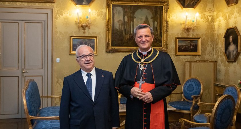 Il Luogotenente di Gran Maestro riceve il Cardinale Mario Grech