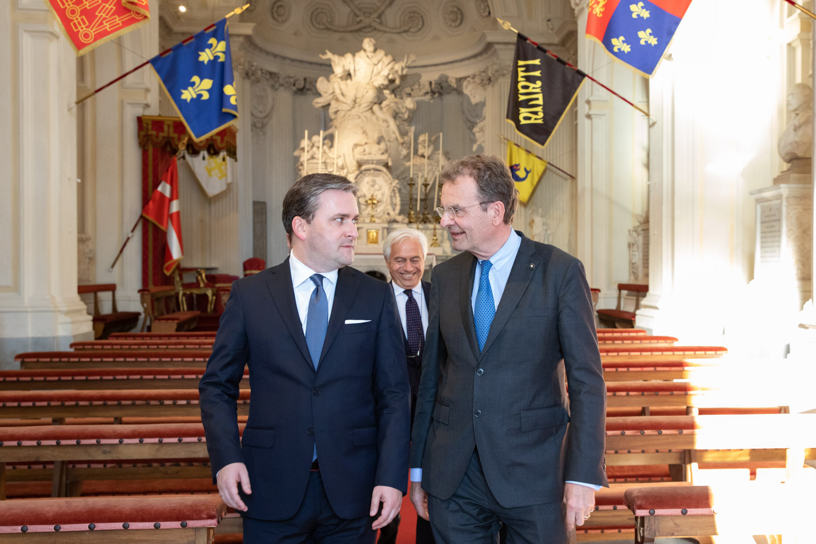 Le Grand Chancelier reçoit le ministre des Affaires étrangères de la République de Serbie