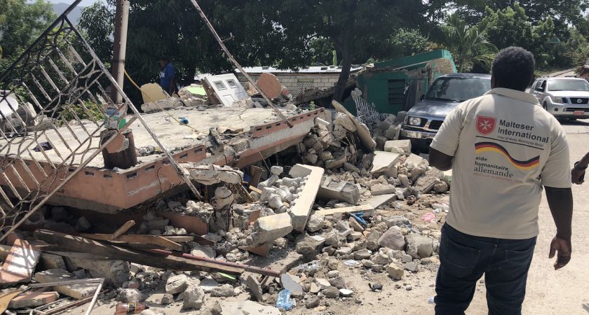 Tremblement de terre en Haïti : Malteser International reconstruit des écoles, des structures sanitaires et distribue des aides en espèces