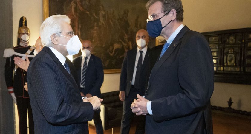 Der Großkanzler des Malteserordens trifft den Präsidenten der Italienischen Republik