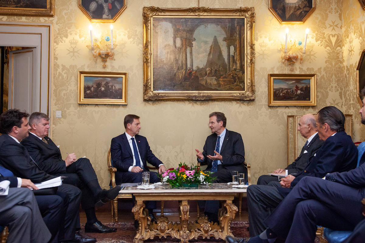 Treffen mit dem stellvertretenden slowenischen Premierminister Miro Cerar