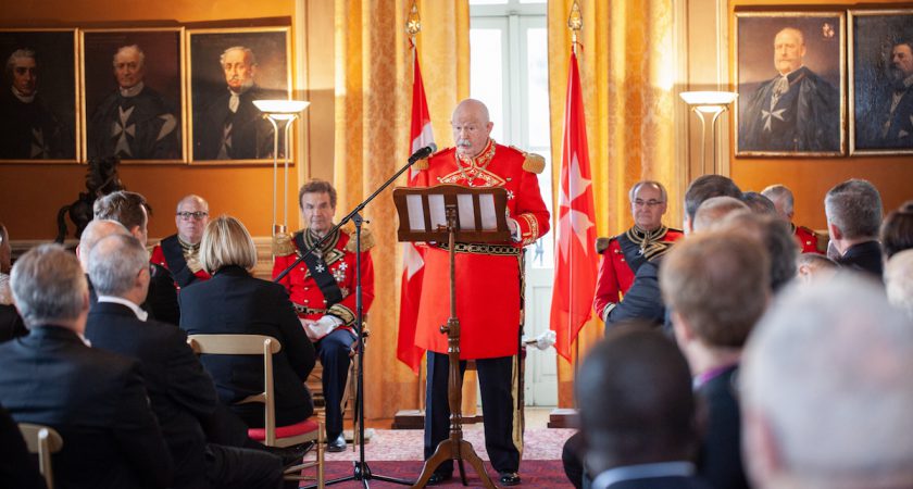 Discorso del Gran Maestro al Corpo diplomatico accreditato presso il Sovrano Ordine di Malta