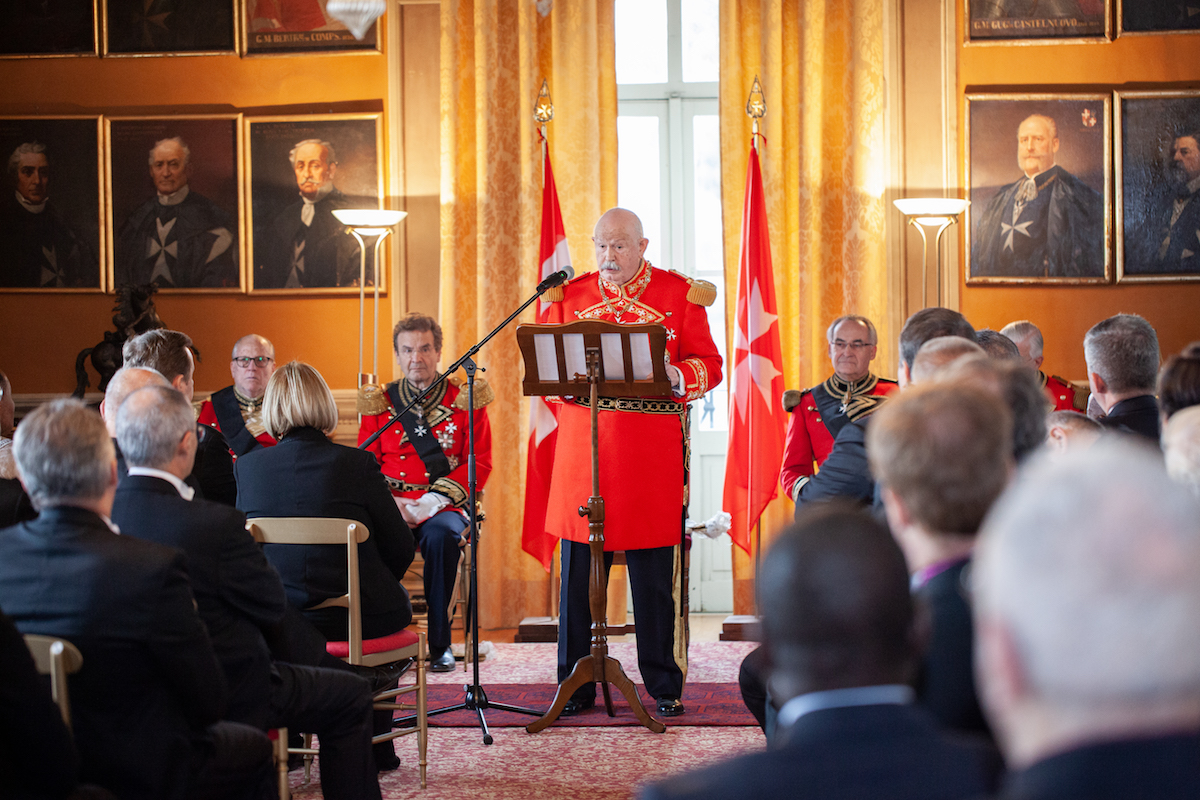 Discurso del Gran Maestre ante el cuerpo diplomático acreditado ante la Soberana Orden de Malta