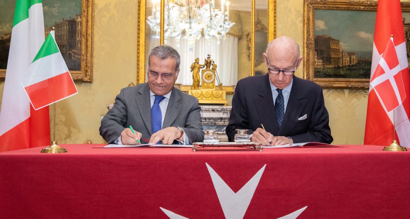 Memorandum of understanding signed with Italy for international cooperation in favour of third parties