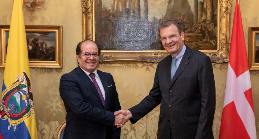 Rinnovata l’amicizia tra Ecuador e Ordine di Malta
