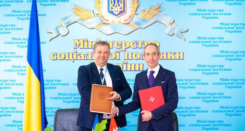 Firma dell’accordo di cooperazione con il governo d’Ucraina