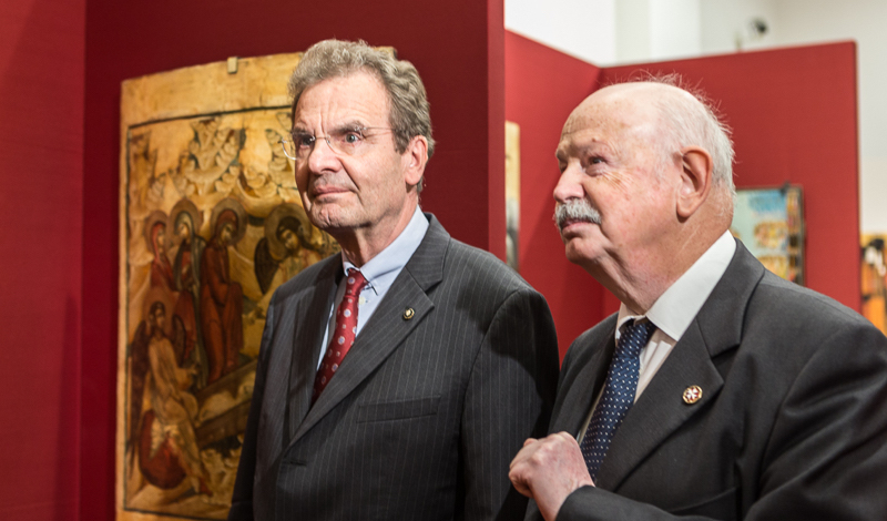 Inauguration à Rome de l’exposition “L’icône russe : prière et miséricorde” dédiée aux 25 ans de relations diplomatiques entre la Russie et l’Ordre de Malte