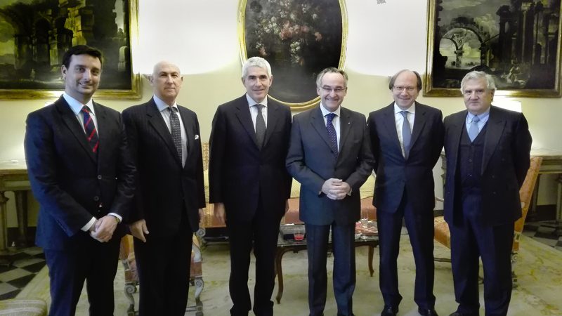 Presidente Casini ricevuto all’Ambasciata dell’Ordine di Malta presso l’Italia