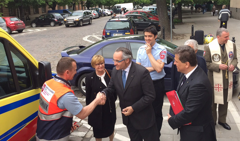 ATTIVITA’ MEDICHE E SOCIALI IN POLONIA AL CENTRO DELLA VISITA DEL GRANDE OSPEDALIERE