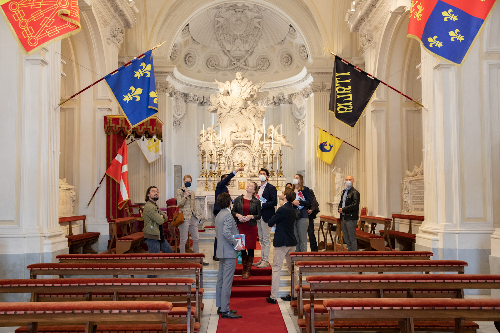 Jóvenes diplomáticos alemanes visitan la Villa Magistral de la Orden de Malta