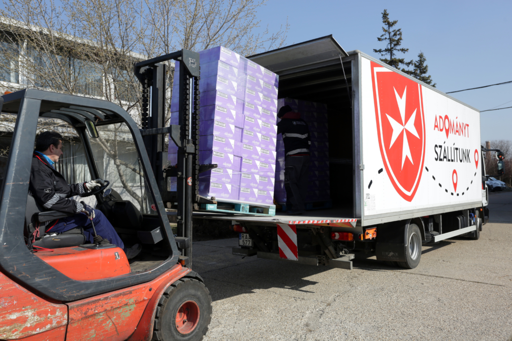 Order of Malta Hungary donates to Ukraine 5 tons of aid every day