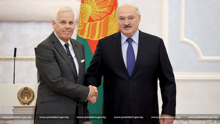 L’Ambasciatore del Sovrano Ordine di Malta presso la Bielorussia presenta le sue lettere credenziali