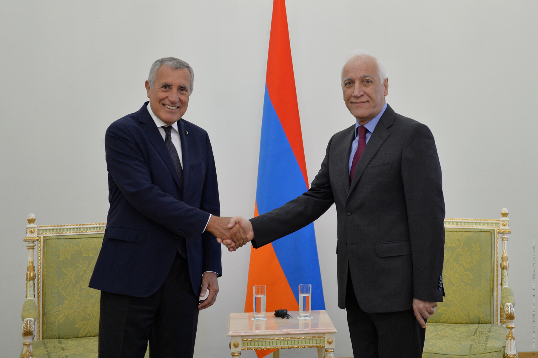L’Ambasciatore del Sovrano Ordine di Malta presso l’Armenia presenta le sue lettere credenziali