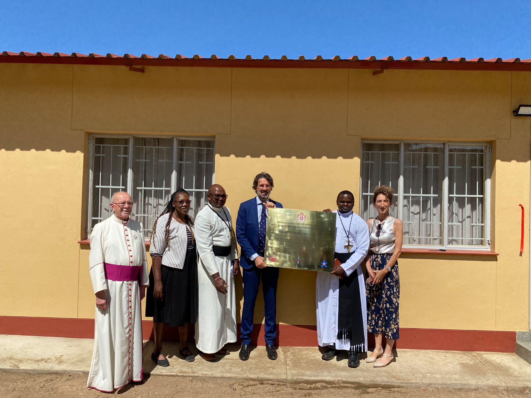 L’ambassade de l’Ordre de Malte en Namibie inaugure une nouvelle école professionnelle à Döbra
