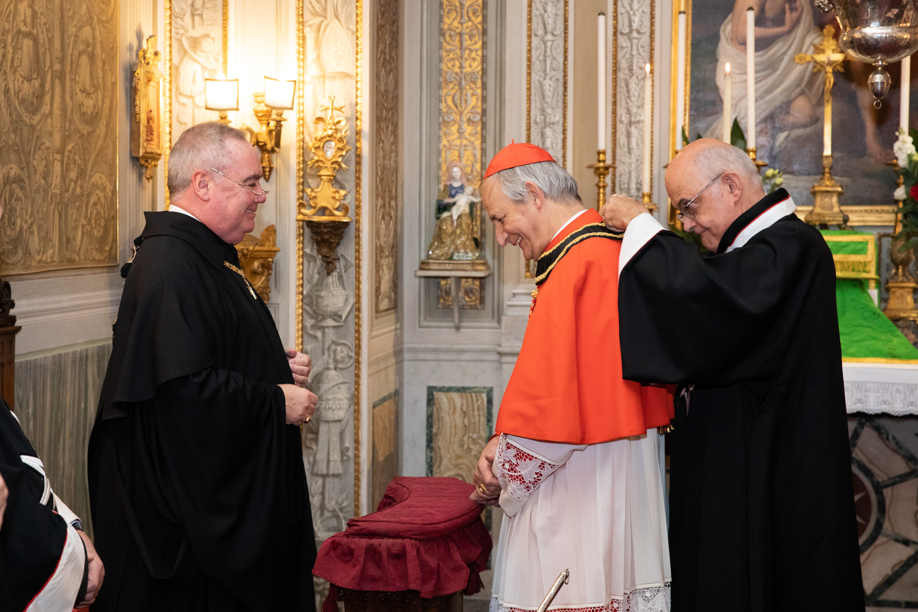Le cardinal Matteo Maria Zuppi Bailli de l’Ordre de Malte