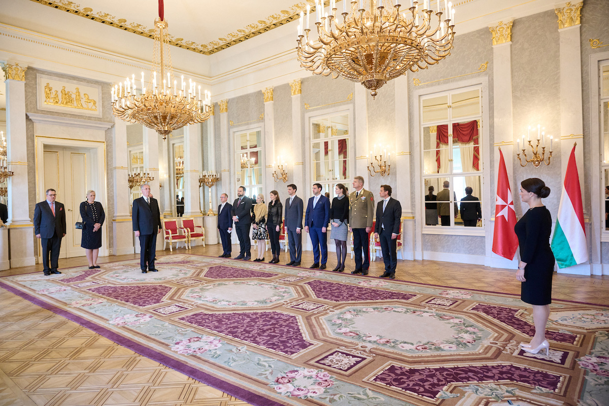 L’Ambasciatore del Sovrano Ordine di Malta presso l’Ungheria presenta le sue lettere credenziali